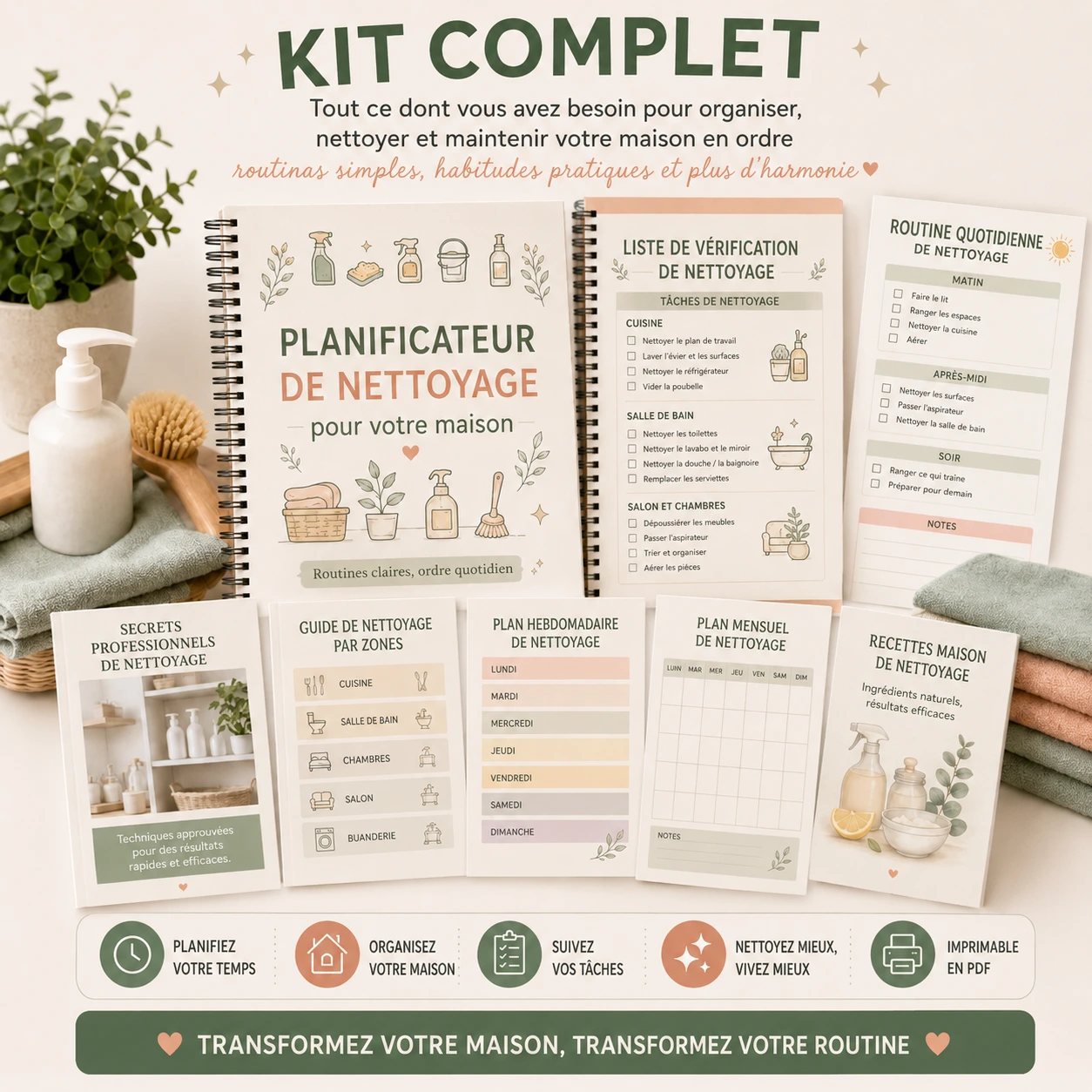 Kit de Base - Planificateur + Bonus